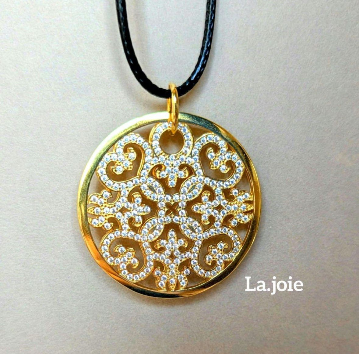 GOLD Elegant ヨーロピアンジュエリー ペンダント ネックレス