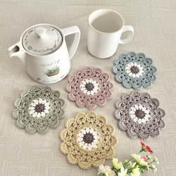 手編みカフェカーテン ハンドメイド カーテン breadhideko 通販