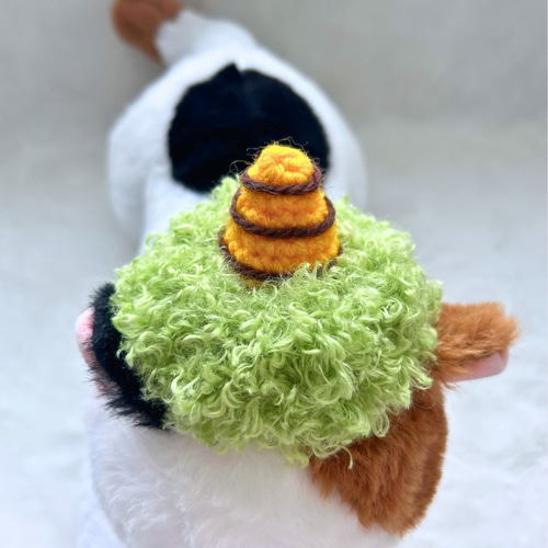 節分 鬼の角 帽子｜猫 犬 用 ふわふわ＊写真撮影・イベントに （ピンク