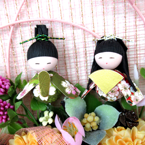 ひな人形リース飾り 中26-1 ひな人形・雛飾り kisetukazari2 通販