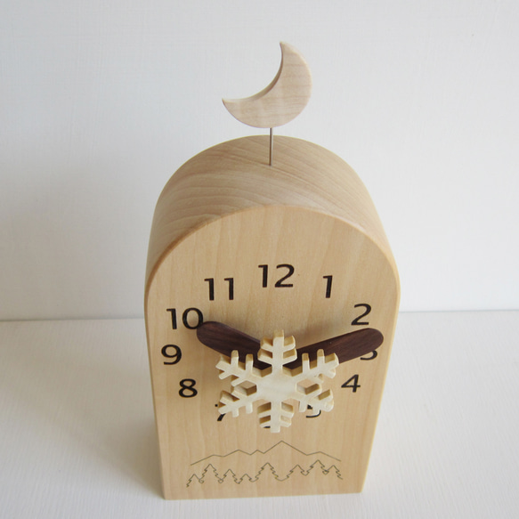 オーロラ　卓上時計 4枚目の画像