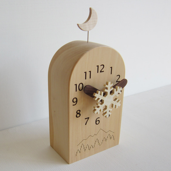 オーロラ　卓上時計 3枚目の画像