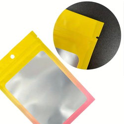 ミニ包装袋・透明なジュエリー包装袋・マットウィンドウ付き再密封可能なジップロック 4枚目の画像