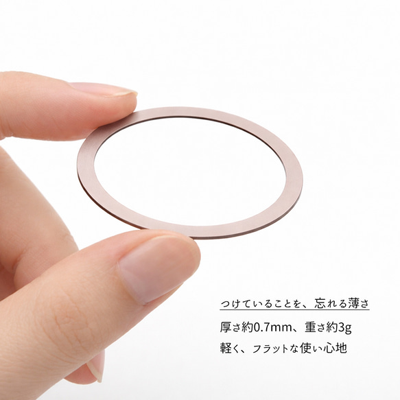 MagSafe対応 メタルリング 【 iPhone系 TPU クリアケース 】 スマホショルダー FZ12K 4枚目の画像