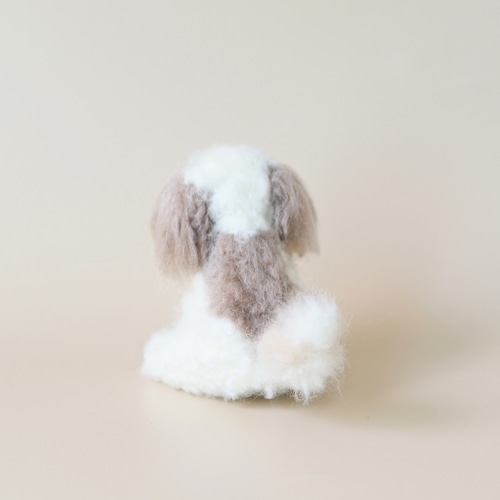 いつでもいっしょ♪ ふわふわ羊毛フェルトのシーズー ギフト 犬の