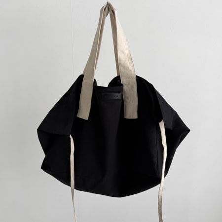 ワイド デイリエコバッグ(black)