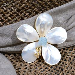 アクアマリン ブローチ の人気通販｜Creema(クリーマ) ハンドメイド