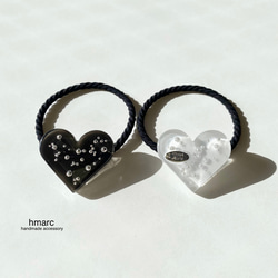 もちもち様 1.29 ルリビタキ レジンヘアゴム 桜 もちもち様 1.29