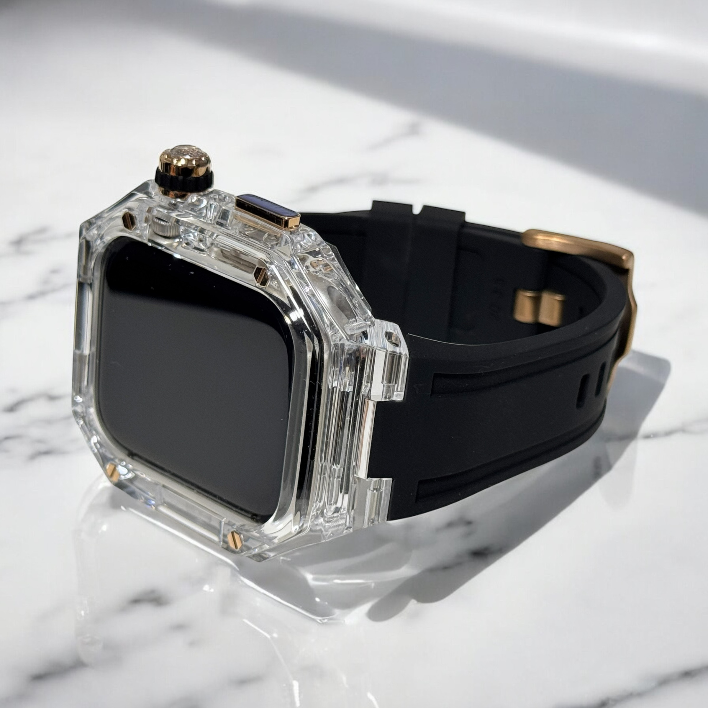 cb⭐︎アップルウォッチバンド ラバーベルトカバー Apple Watch ケース
