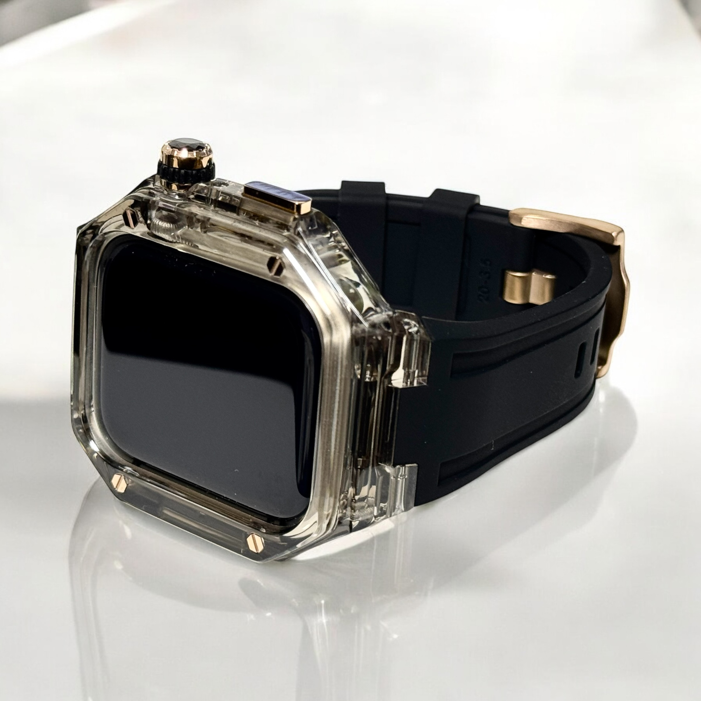 bb⭐︎アップルウォッチバンド ラバーベルトカバー Apple Watch ケース