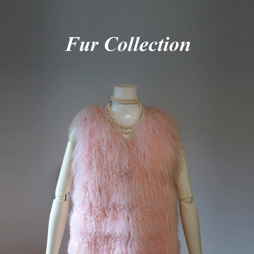 やさしい色☆クルクルとした巻き毛がかわいい☆チベットラムファー