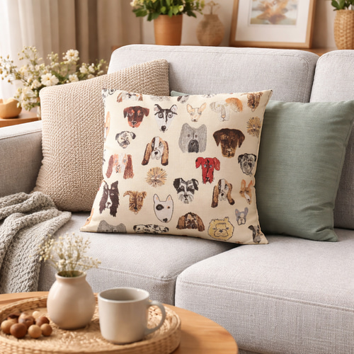 ✴︎受注生産商品✴︎2月下旬【フランス生地✳︎わんわんわん