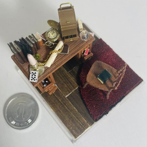 5㎝】夜更けの書斎｜1/48スケール 魔女の部屋 シリーズ ①/4 その他