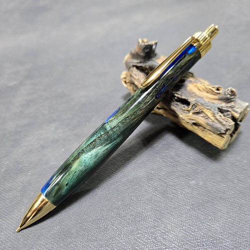 緑青腐菌 スタビライズウッド レジンシャープペンシル【送料・ギフト