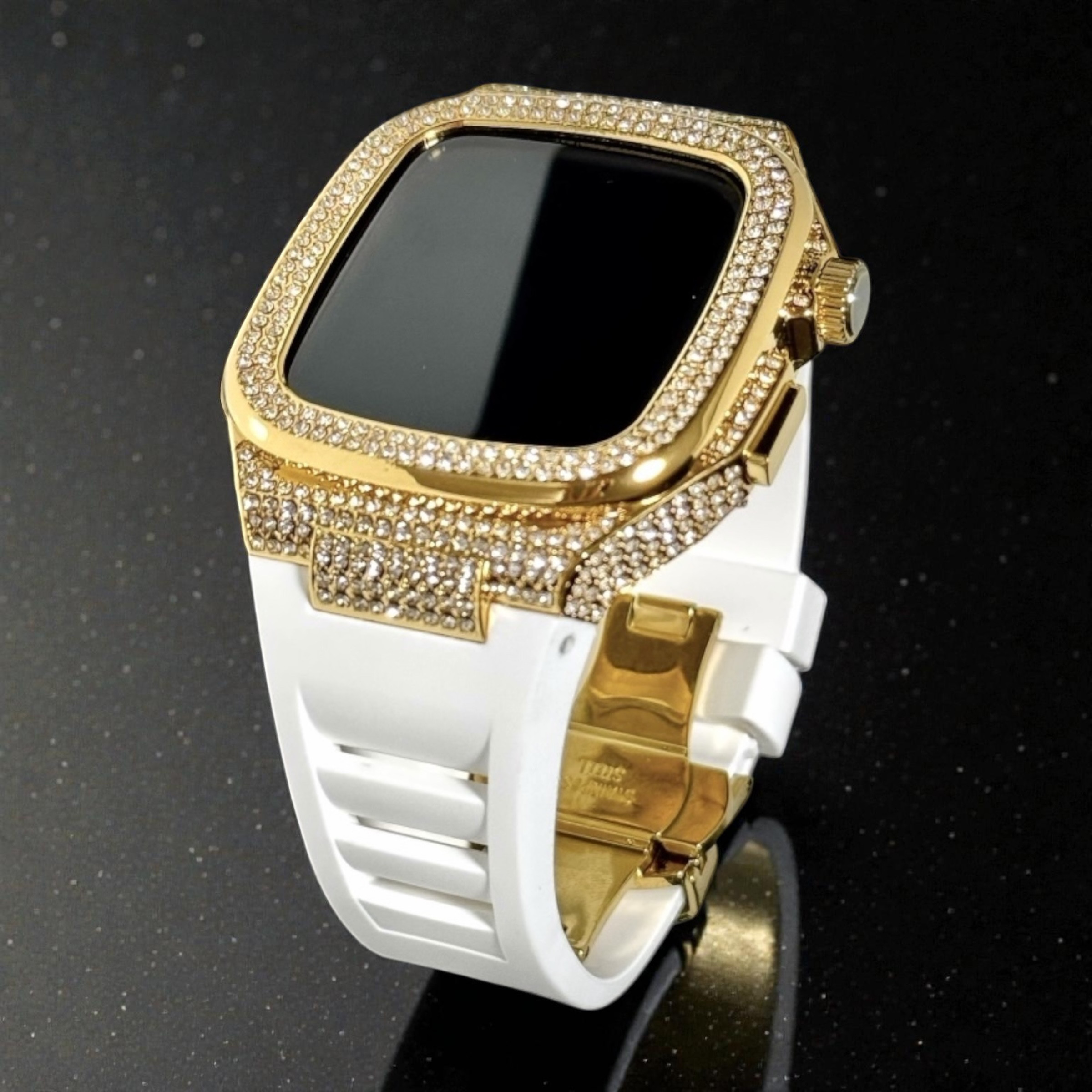 cgh★アップルウォッチ　ラバーベルト カバー　Apple Watchバンド