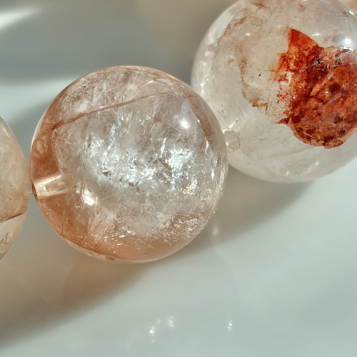 大玉15ミリ✨レインボー✨マニカランヒマラヤ水晶 ブレスレット Himal