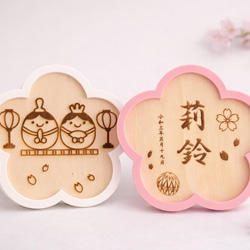 手描き ウェルカムボード 可憐なお花 ドアプレート トールペイント