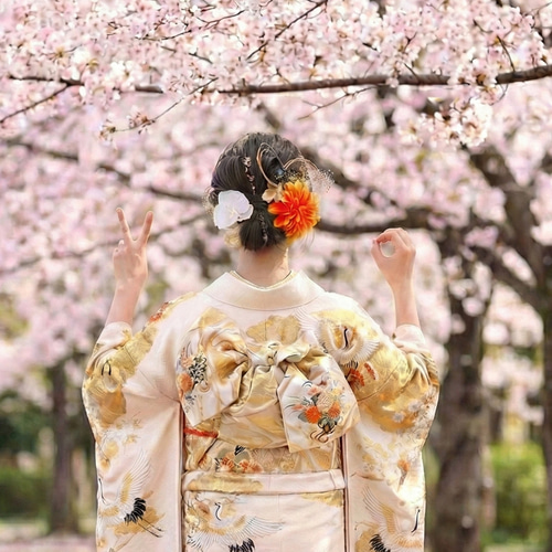 3452 カチモリヘア LALALAの髪飾り 成人式 袴 卒業式 和装 振袖 七五三