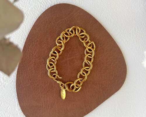 めげ様　おまとめ品　デザインブレスレット 新作ブレスレット】太めチェーン フックタイプ留金 ブレスレット ami