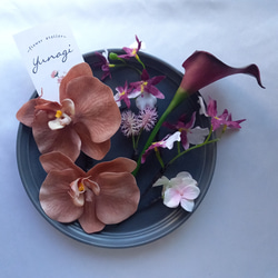 アンティークピンク ガーベラ モーブピンク チューリップ ウェディング