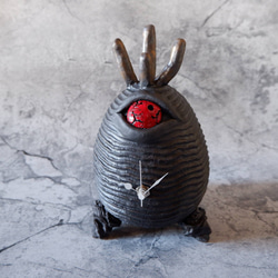 樹土鬼時計1　塊根植物　多肉植物　盆栽　植木鉢　作家鉢　オブジェ　沖縄 1枚目の画像