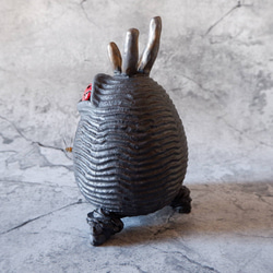 樹土鬼時計1　塊根植物　多肉植物　盆栽　植木鉢　作家鉢　オブジェ　沖縄 3枚目の画像