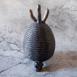 樹土鬼時計1　塊根植物　多肉植物　盆栽　植木鉢　作家鉢　オブジェ　沖縄 5枚目の画像