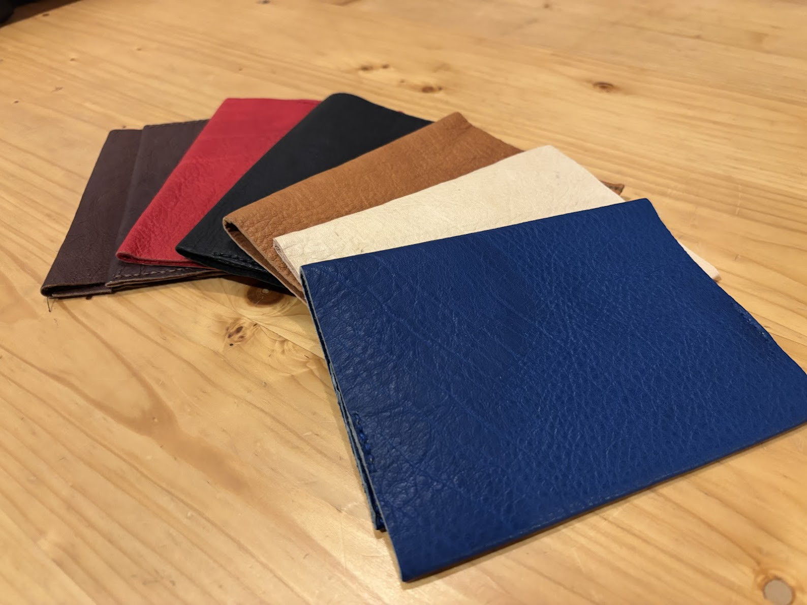 エゾシカレザーのブックカバー（文庫本）