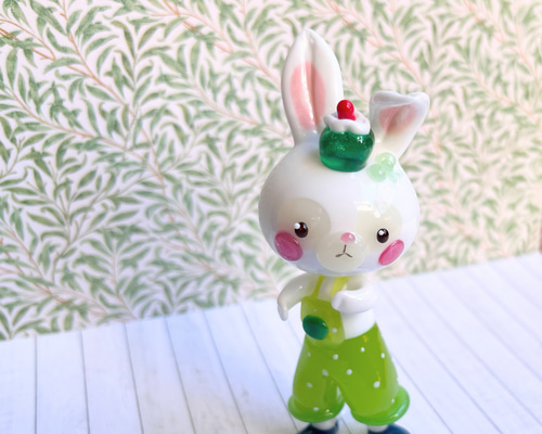 クリームソーダうさぎちゃん その他人形 GLASS ASOBI TOM 通販