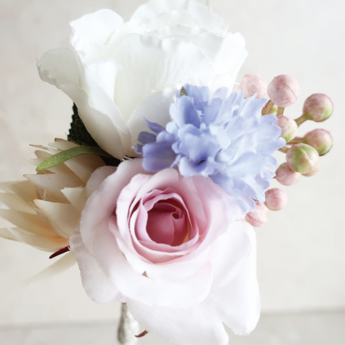 コサージュ アーティフィシャルフラワー Box付き Brooke 花飾り