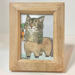 猫のちっちゃな原画 干支2026 07 イラスト クワハラシホコ 通販