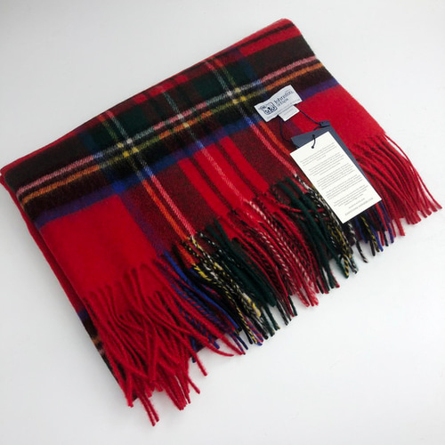 ジョンストンズ 大判 マフラー スカーフ ロイヤルスチュワート