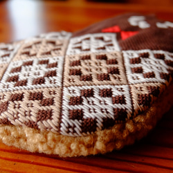 Kogin-zashi 小熊智慧型手機袋 [刺繡 ☺︎ Sashiko] 小熊 ⌘ Hitomebore New 2026 ⌘ 第3張的照片