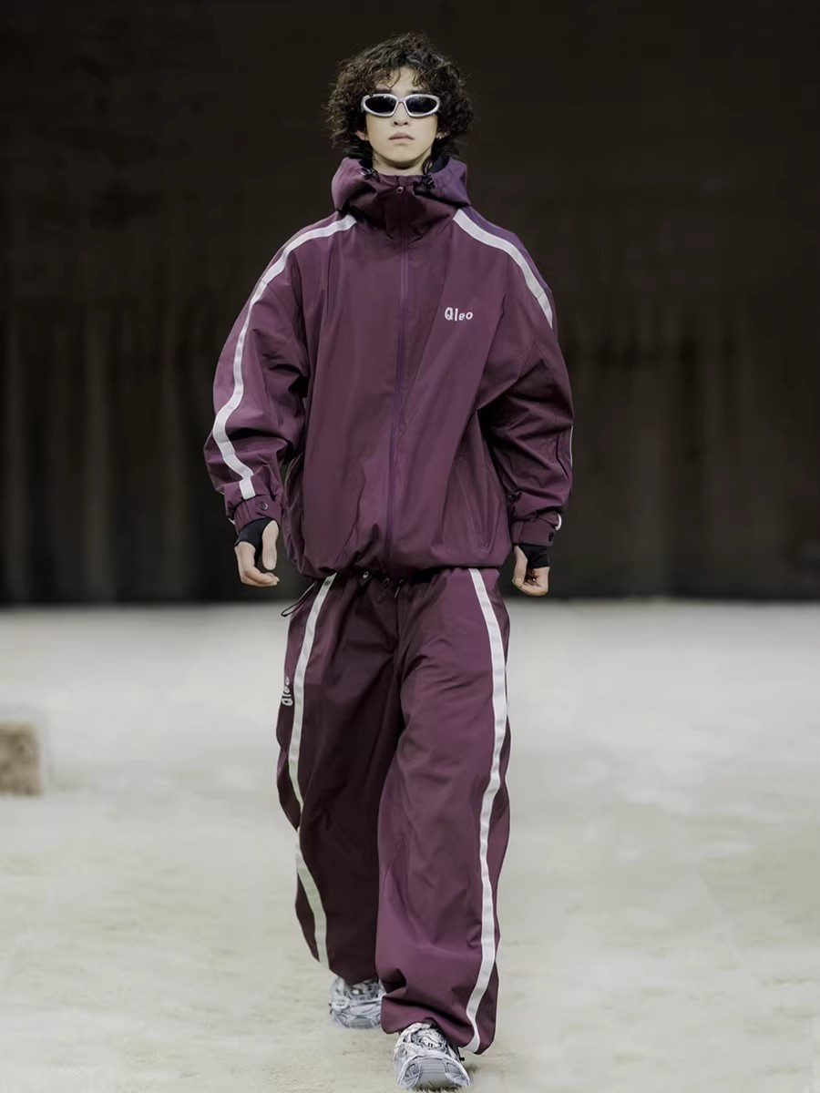 限定セール スノボウェア 上下セット 紫 パープル 3L レディース メンズ ジャケット パンツ 2点セット SK153