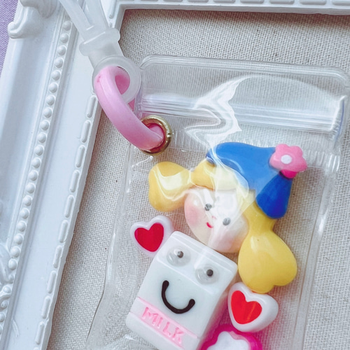 NO.256m 個包装 キャンディバッグ キーホルダー 4×6cm 100個セット