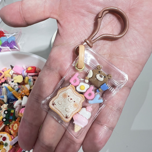 NO.256m 個包装 キャンディバッグ キーホルダー 4×6cm 100個セット