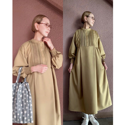 RATA❤️特別な素材感❤️上品で個性的な大柄ドットストール❤️シック