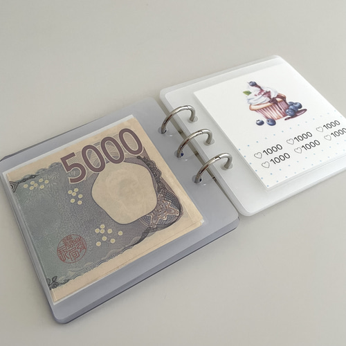 ましかくバインダー リフィル バレエコア テディベア セービング