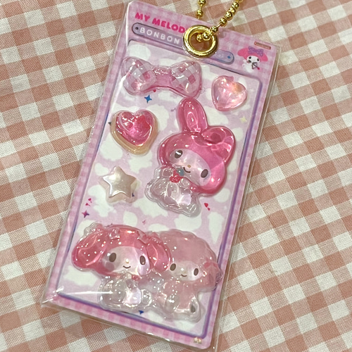 ⭐︎ボンボンドロップシールキーホルダー⑦⭐︎ シール・ステッカー