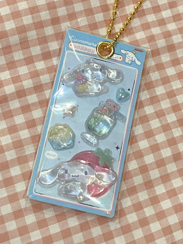 正規品 ボンボンドロップシール クリアでぷっくりとしたキーホルダーコンプリート 大人気ボンボンドロップの「新デザインシール」と「おそろいキー