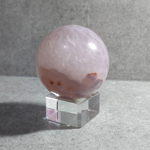 瑪瑙ジオード結晶　インテリア小物 約15cm 楽天市場】【特選】桜瑪瑙ジオード丸玉 55mm フラワー結晶 招福招財