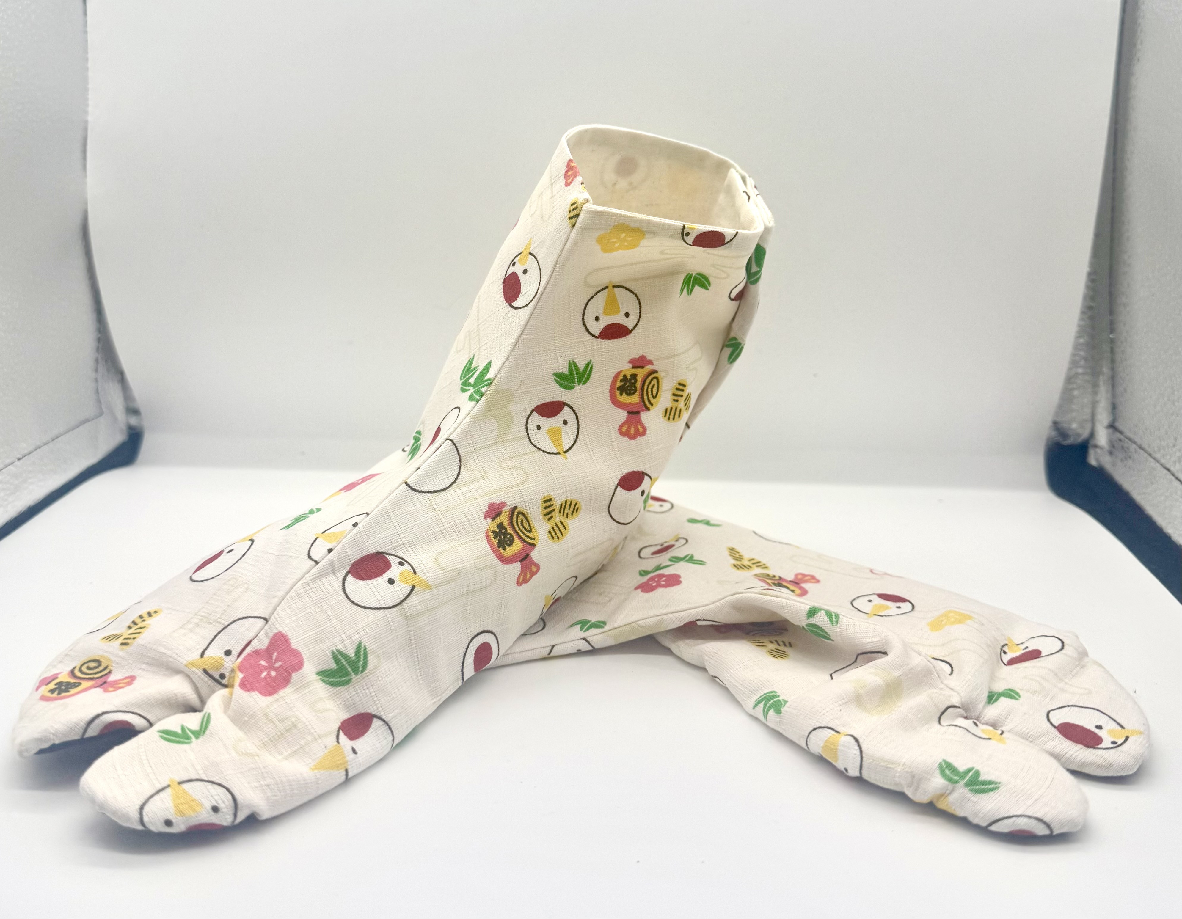 デザイン足袋　76番　鶴1