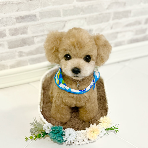 愛犬オーダー 羊毛フェルト ♡世界でたった一つ ぬいぐるみ Lani