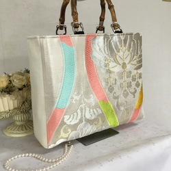 花ぷらら・・大島紬・カバン・トートバッグ・135 花ぷらら・オリジナル