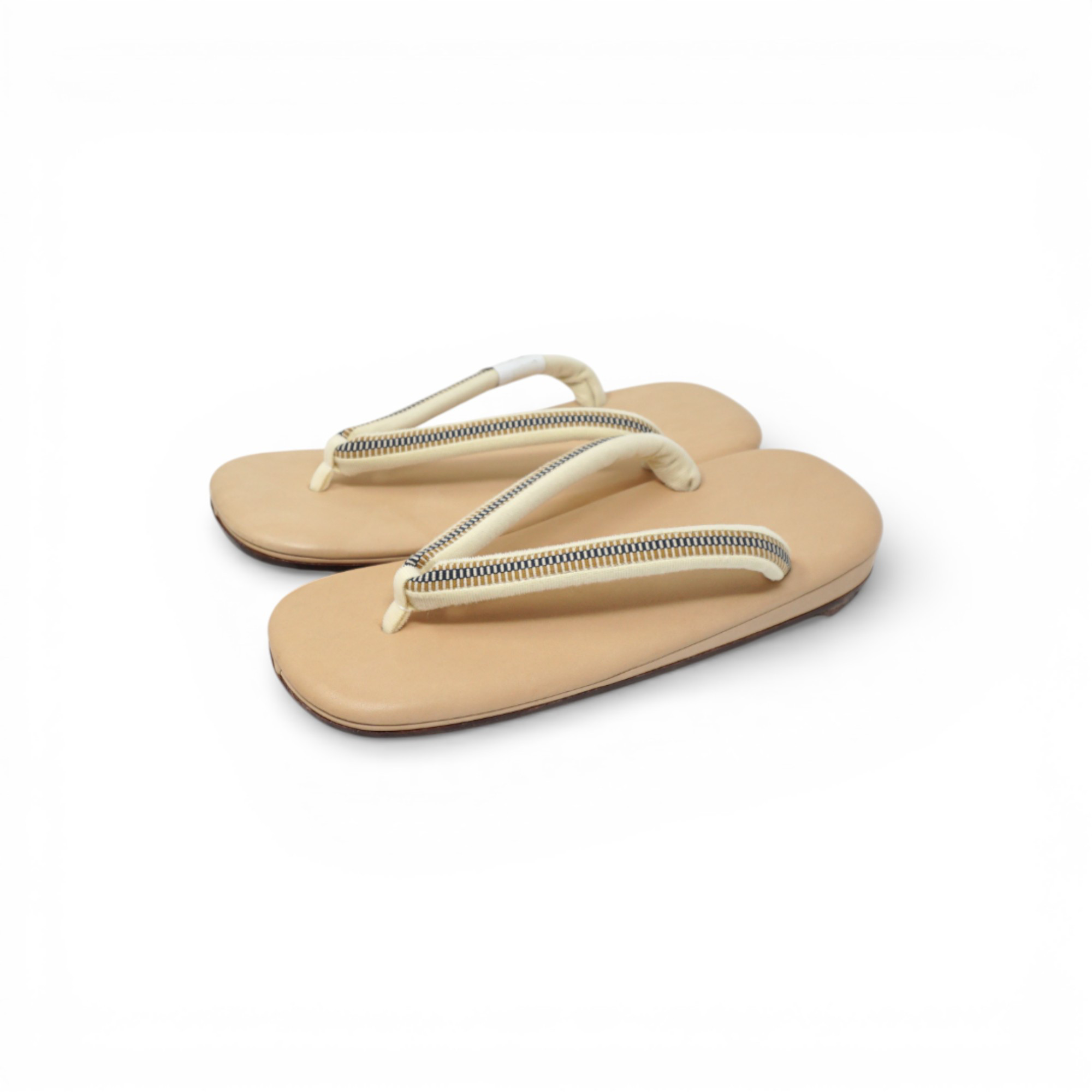 ヌメ革雪駄 真田紐鼻緒