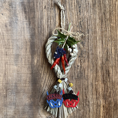 2026年 節分 しめ縄 お飾り “鬼は外、福は内” しめ縄・しめ飾り わかの