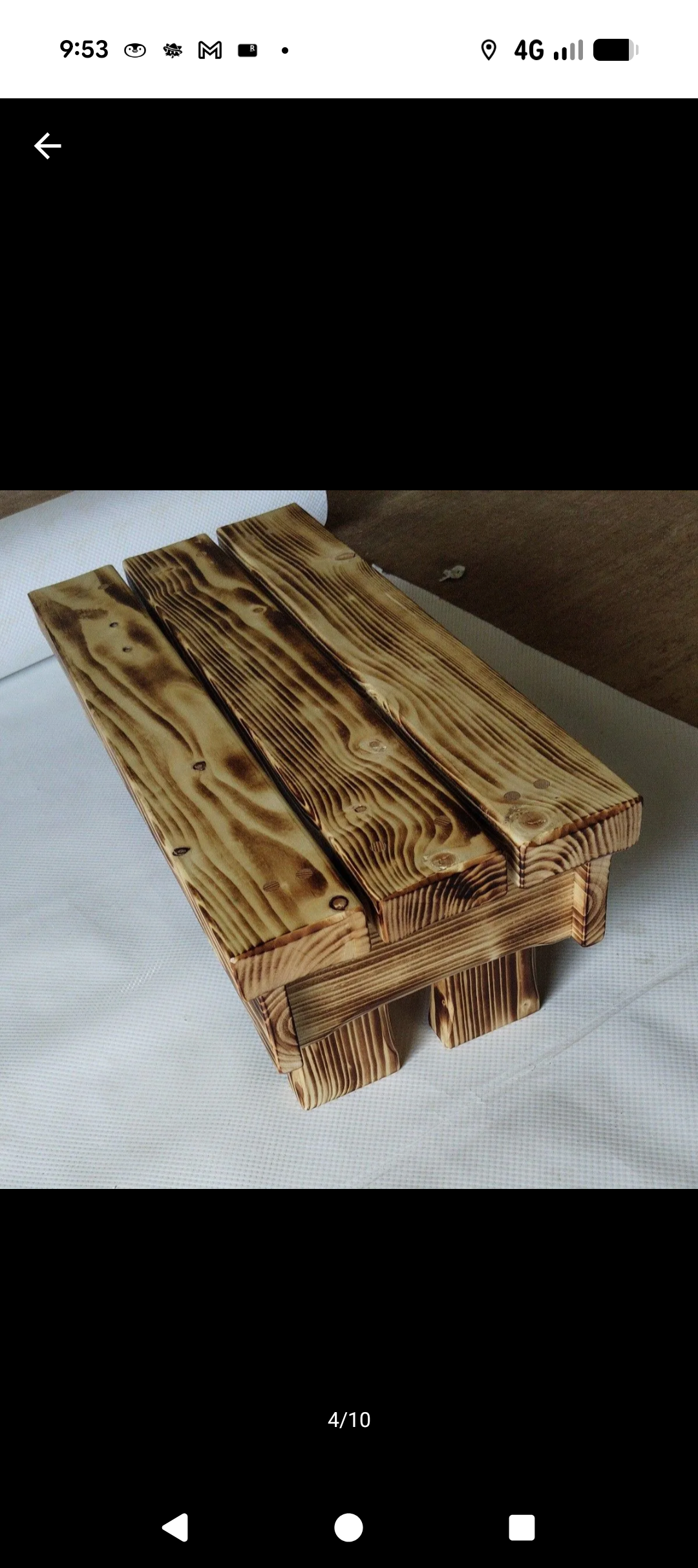 大工の手作り踏み台サイドテーブル