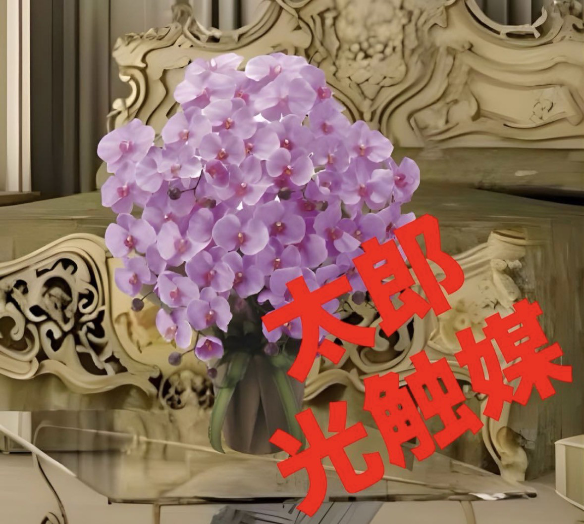 光触媒　人工観葉植物　ウォールグリーン　フェイクグリーン　エレガント胡蝶蘭７本ＬＡＶ 7,394円