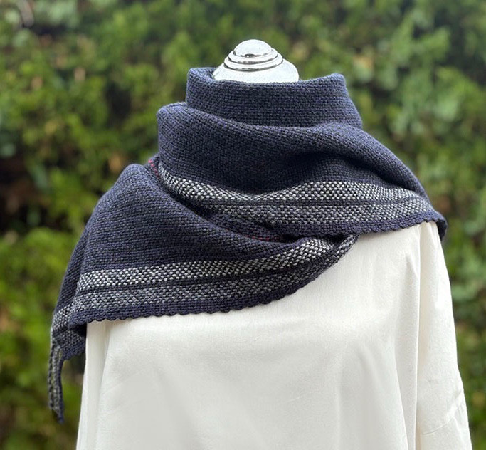 あたたか手織りマフラー メリノウール Layered Winter