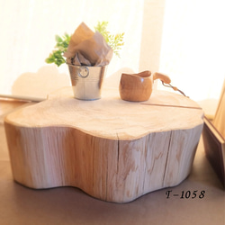 超特大 ひのき 天然アロマ 切株テーブル・無垢無塗装・オーガニック